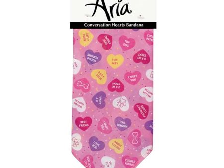 AR Conversation Hearts Bandana Pnk Online Sale