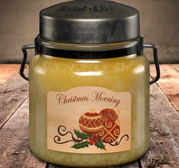 CHRISTMAS MORNING Classic Jar Candle-16oz Hot on Sale