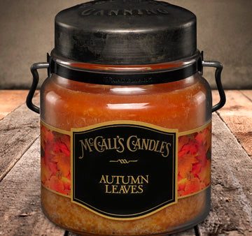 AUTUMN LEAVES Double Wick Classic 16oz For Sale