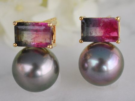 Watermelon Tourmalines and Tahitian Pearls Supply