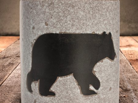 BEAR TRACKS Wildlife Candle - 22oz For Sale