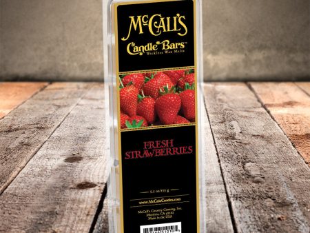 FRESH STRAWBERRIES Candle Bars-5.5 oz Pack Sale