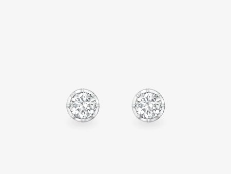 0.35ct Diamond & White Gold Stud Earrings Cheap