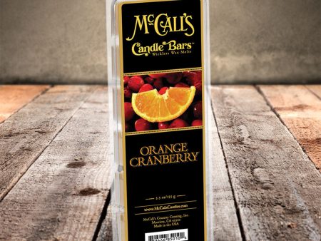 ORANGE CRANBERRY Candle Bars-5.5 oz Pack Fashion