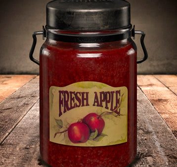 FRESH APPLE Classic Jar Candle-26oz Hot on Sale