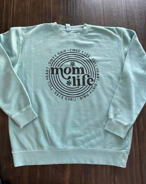 Mom Life Crewneck Hot on Sale