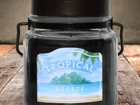 TROPICAL BREEZE Classic Jar Candle-16oz Hot on Sale