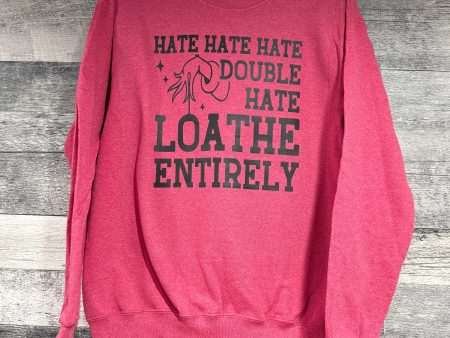 Hate, Loath Crewneck For Cheap