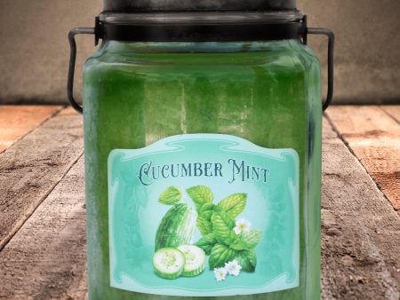 CUCUMBER MINT Classic Jar Candle-26oz Supply