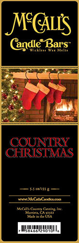 COUNTRY CHRISTMAS Candle Bars-5.5 oz Pack Online Hot Sale