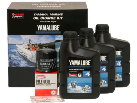 Yamaha 9.9HP - 70hp Marine Oil Change Kit (YLU-10W30-KT-10) Sale