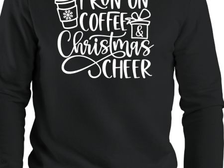 I Run on Coffee Crewneck For Sale