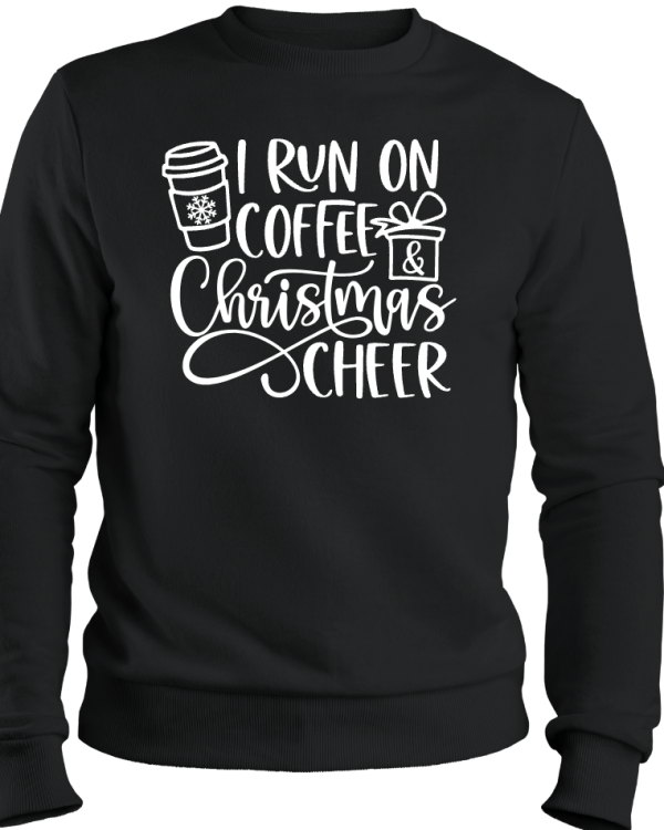 I Run on Coffee Crewneck For Sale