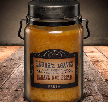 BANANA NUT BREAD Classic Jar Candle-26oz Online