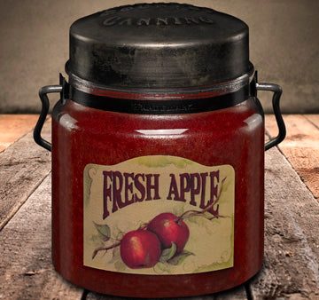 FRESH APPLE Classic Jar Candle-16oz Online Hot Sale