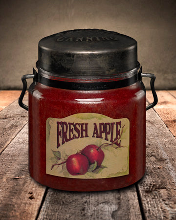 FRESH APPLE Classic Jar Candle-16oz Online Hot Sale