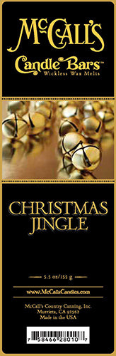 CHRISTMAS JINGLE Candle Bars-5.5 oz Pack Supply