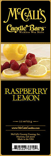 RASPBERRY LEMON Candle Bars-5.5 oz Pack Sale