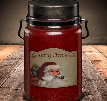 COUNTRY CHRISTMAS Classic Jar Candle-26oz Online Sale