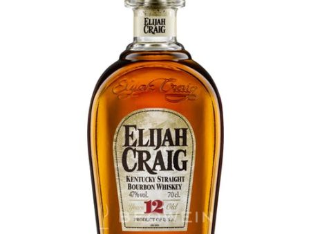 Elijah Craig 12 Year Kentucky Straight Bourbon Whiskey Hot on Sale