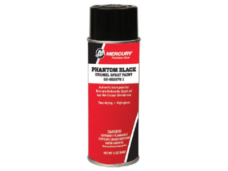 Mercury Phantom Black Enamel Spray Paint PN:8028781 For Discount