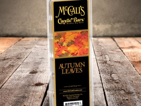 AUTUMN LEAVES Candle Bars-5.5 oz Pack For Sale