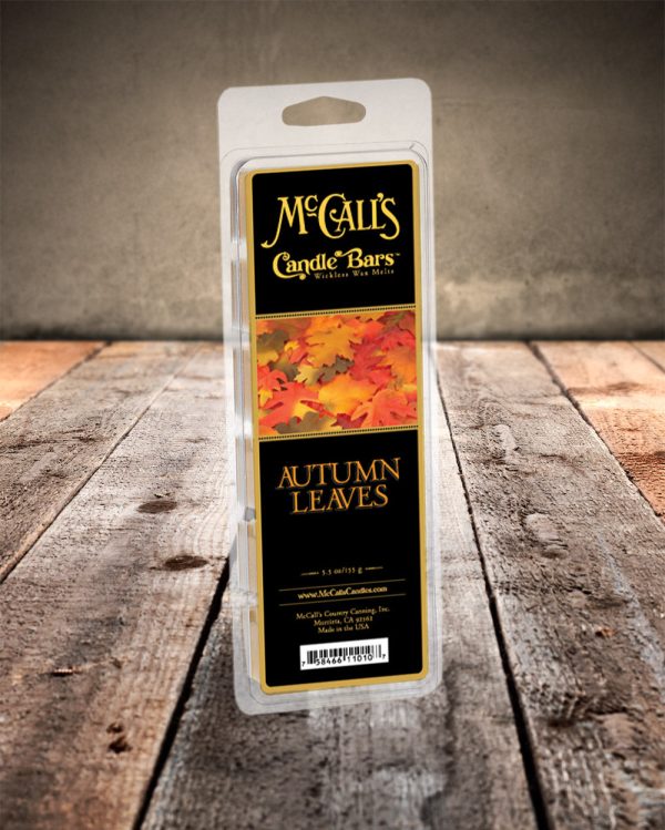 AUTUMN LEAVES Candle Bars-5.5 oz Pack For Sale