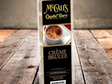 CREME BRULEE Candle Bars-5.5 oz Pack Online now