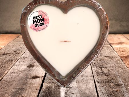 SPRING MEADOW  Best Mom Ever  Heart Bread Bowl - 10oz Sale