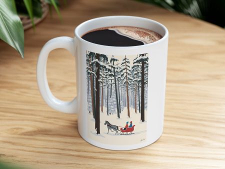 White and frosty Ceramic Mug, (11oz, 15oz) - EmpressKorea Online Hot Sale