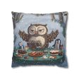 Winter Woodland Feast Spun Polyester Square Pillowcase - EmpressKorea For Cheap