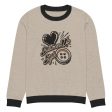 Buttoned up style Knitted crew neck sweater - EmpressKorea Sale