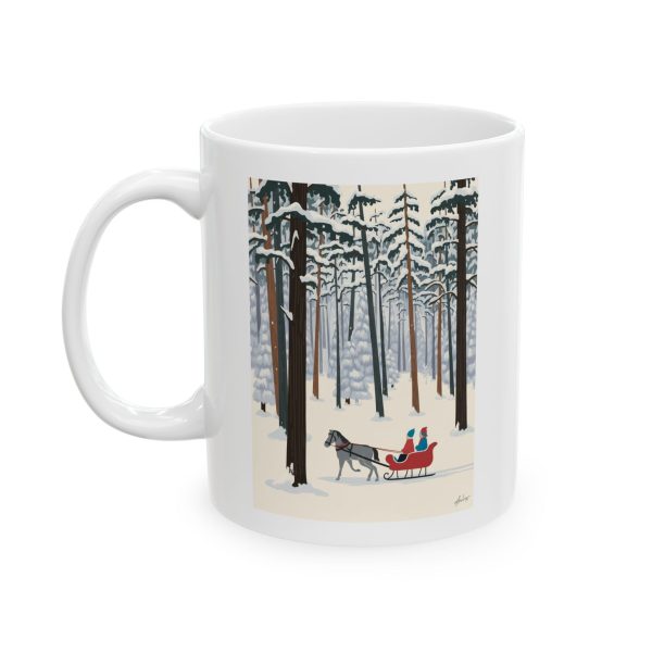 White and frosty Ceramic Mug, (11oz, 15oz) - EmpressKorea Online Hot Sale