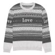 Love Knitted crew neck sweater - EmpressKorea Supply