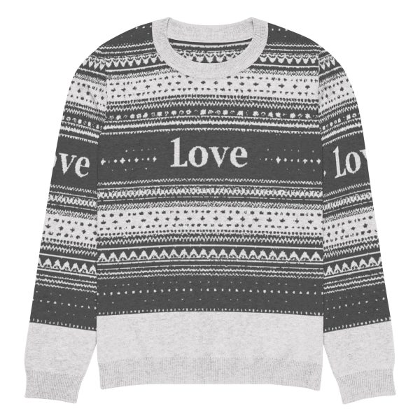 Love Knitted crew neck sweater - EmpressKorea Supply