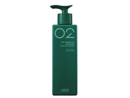 amos Green Tea Shampoo For oily scalp 500g Fashion