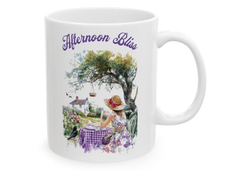 Afternoon Bliss Ceramic Mug, (11oz, 15oz) - EmpressKorea Online