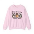 Wise Company Unisex Heavy Blend™ Crewneck Sweatshirt - EmpressKorea Cheap