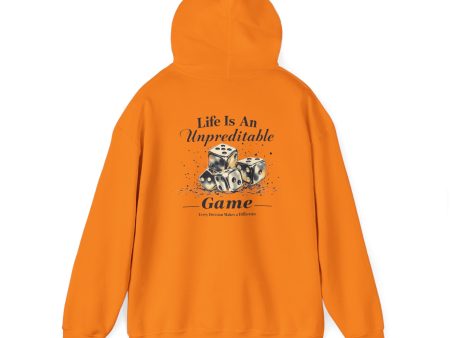 Life Is An Unpredictable Game Unisex Heavy Blend™ Hooded Sweatshirt For Discount