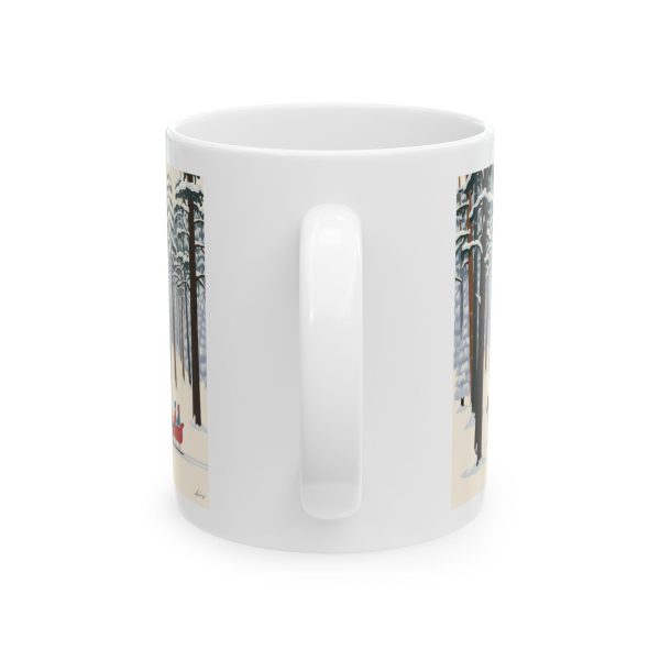 White and frosty Ceramic Mug, (11oz, 15oz) - EmpressKorea Online Hot Sale