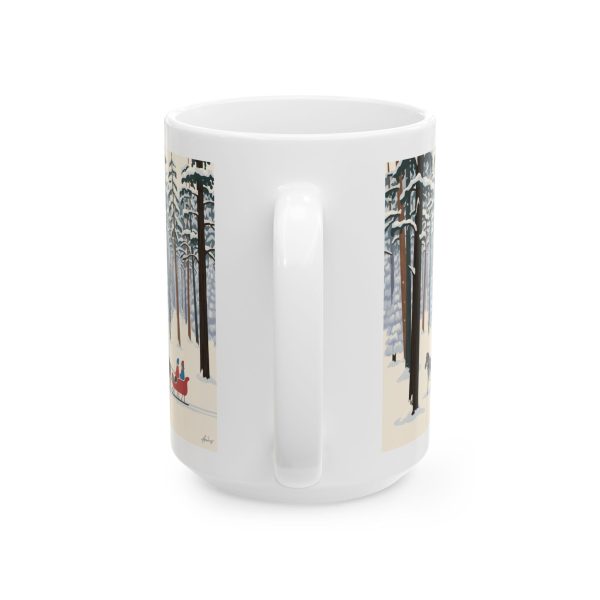 White and frosty Ceramic Mug, (11oz, 15oz) - EmpressKorea Online Hot Sale