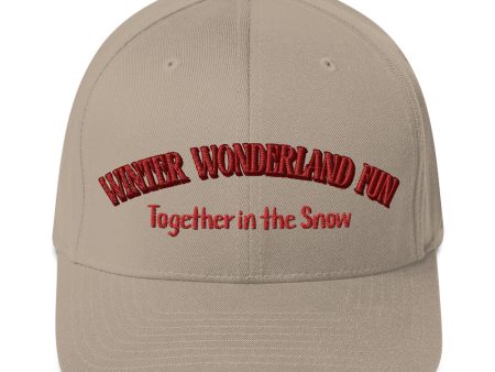 Winter wonderland fun Structured Twill Cap  - EmpressKorea Online