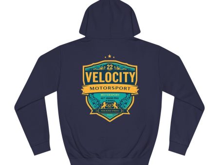 Velocity Unisex College Hoodie Sale