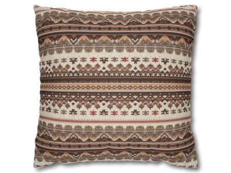 Warm Nordic Knit  Faux Suede Square Pillowcase - EmpressKorea Cheap