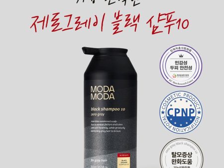 MODA MODA Zero Gray Black Shampoo 10 300g For Cheap