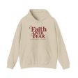 Faith over fear Unisex Heavy Blend™ Hooded Sweatshirt - EmpressKorea Online now