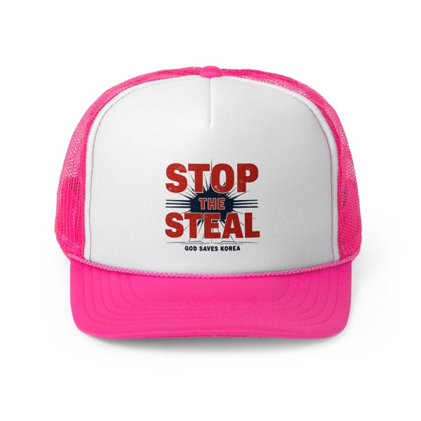 STOP THE STEAL, GOD SAVES KOREA Trucker Caps Online now