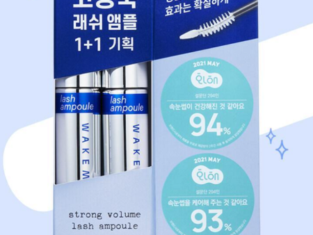 WAKEMAKE Strong Volume Lash Ampoule 7.5g+7.5g Online Sale