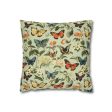 Butterfly Spun Polyester Square Pillowcase - EmpressKorea Cheap