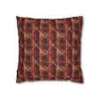 Sparkly red hues Faux Suede Square Pillowcase  - EmpressKorea Sale